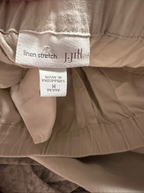 J.Jill Medium Petite Linen Stretch Pant